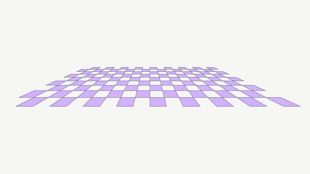 Purple checkered pattern shape psd