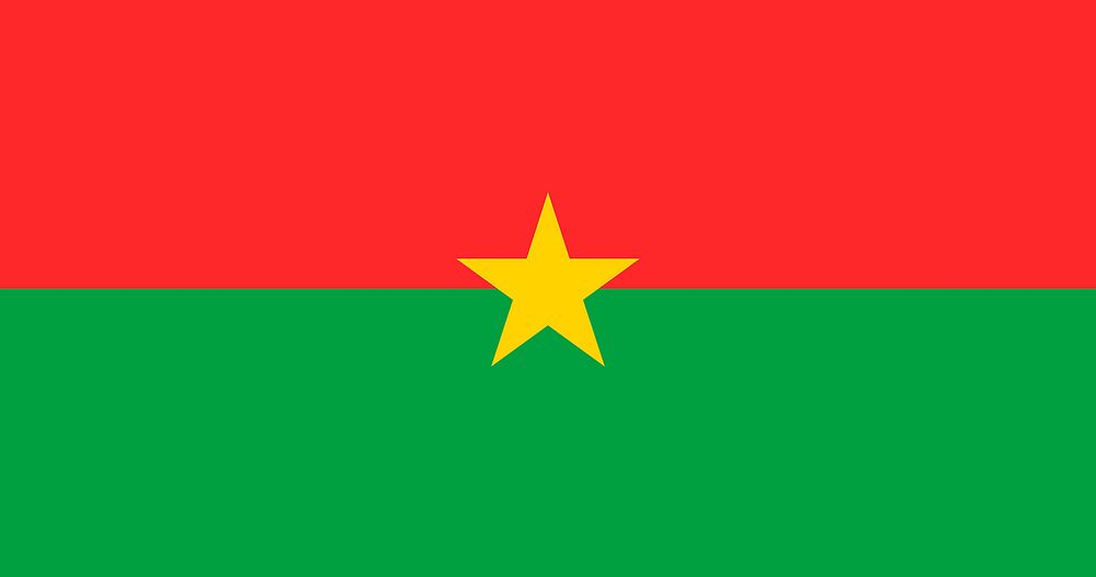 Burkinabe flag, national symbol image