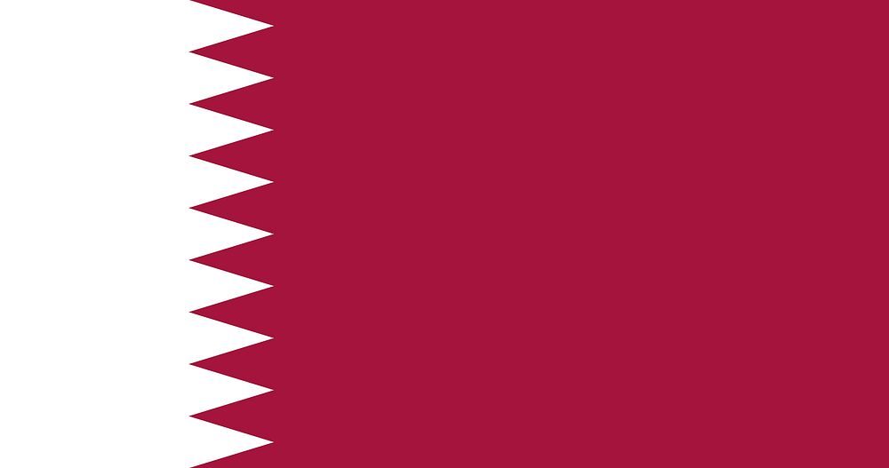 Qatari flag, national symbol image