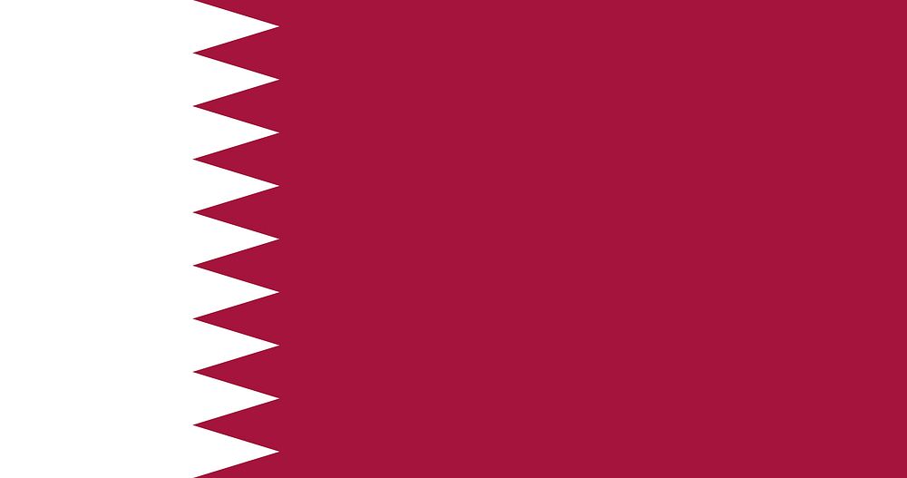 Qatari flag, national symbol image