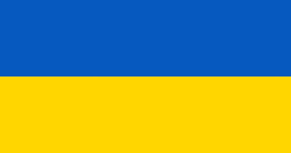 Ukrainian flag, national symbol image