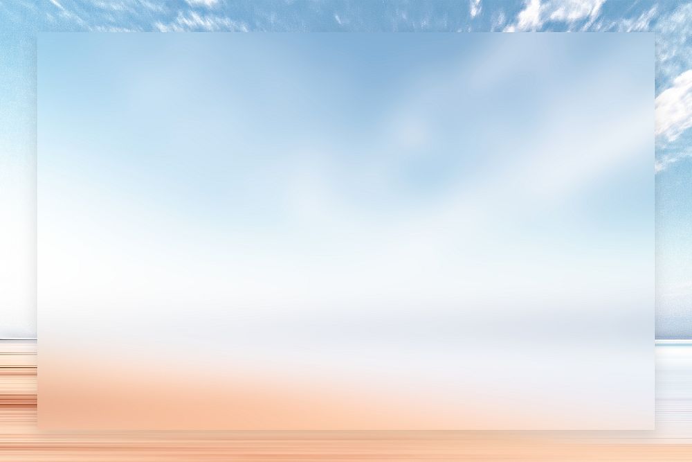 Blue sky frame background