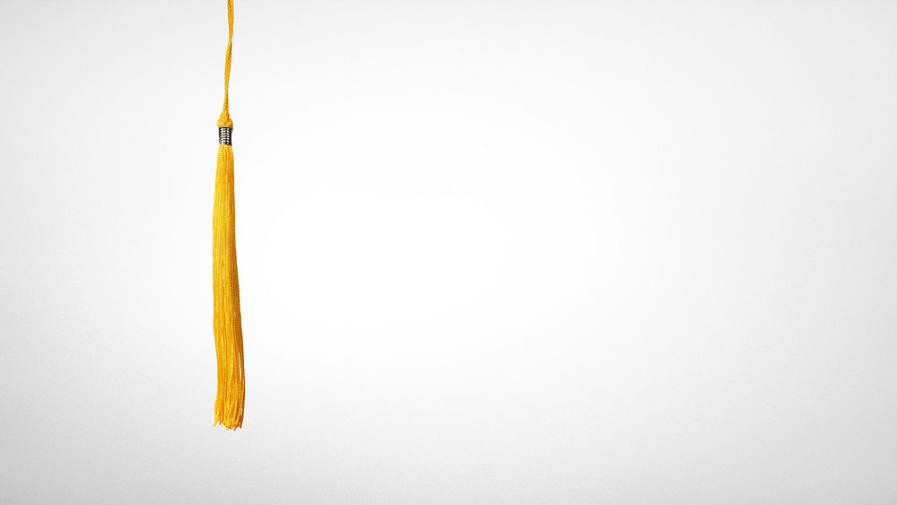 Yellow tassel HD wallpaper, graduation cap image