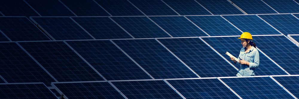 Solar power blog banner