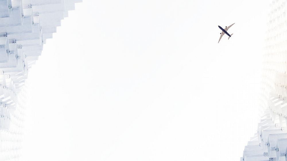 Flying plane desktop wallpaper