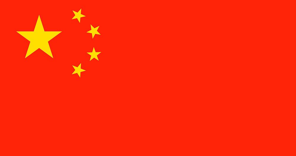 Chinese flag, national symbol image