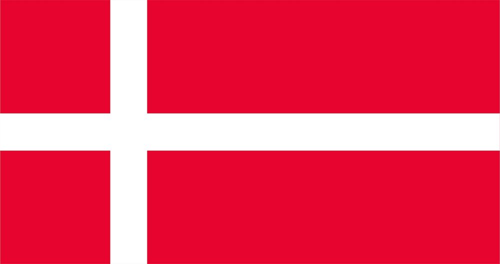 Danish flag, national symbol image