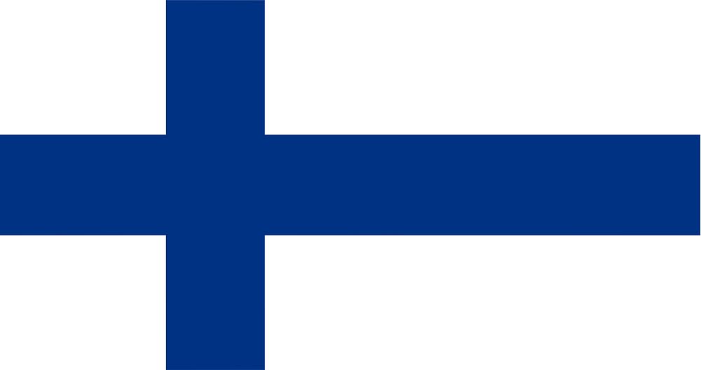 Finnish flag, national symbol image