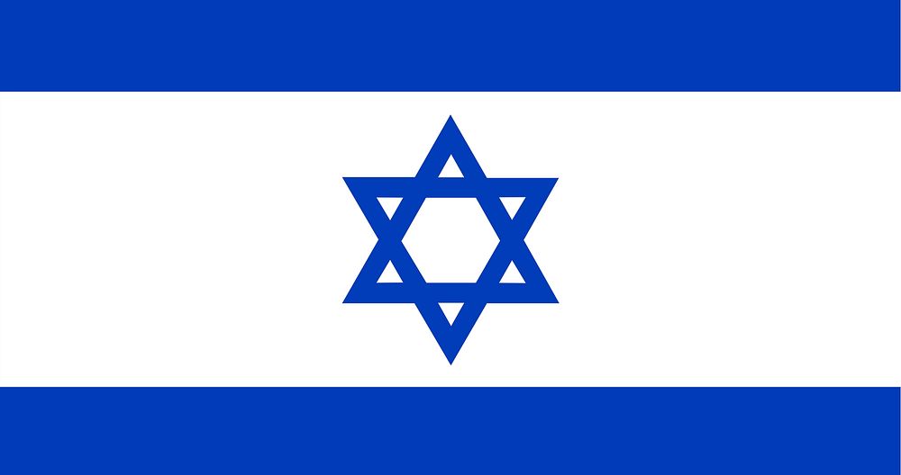 Israeli flag, national symbol image