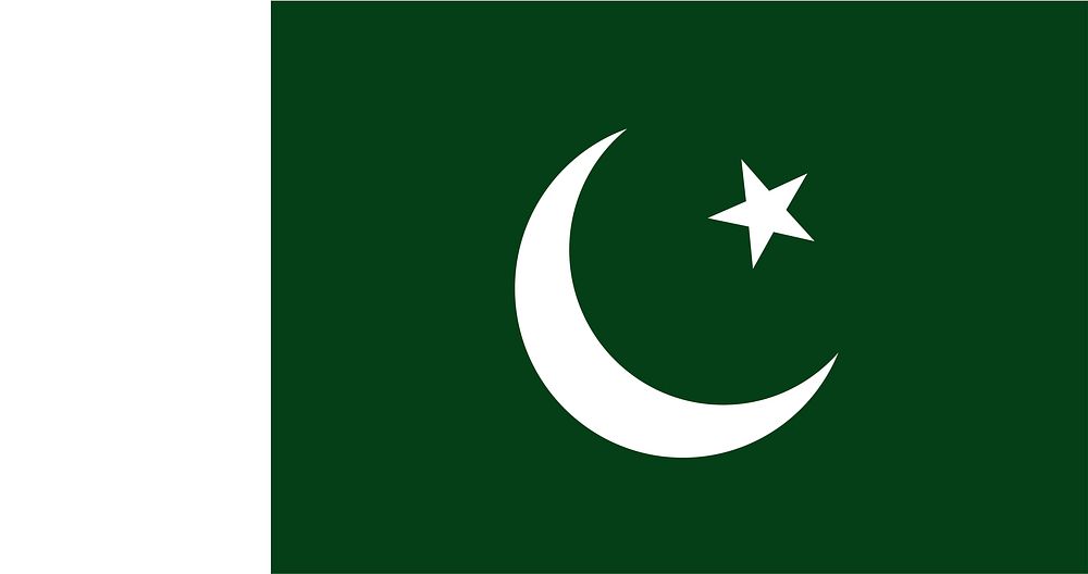 Pakistani flag, national symbol image