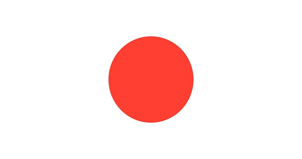 Japanese flag, national symbol image