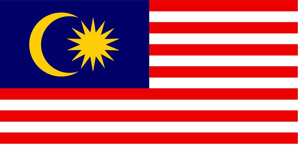 Malaysian flag, national symbol image