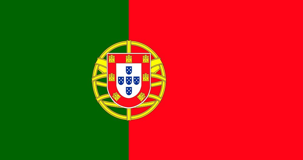 Portuguese flag, national symbol image