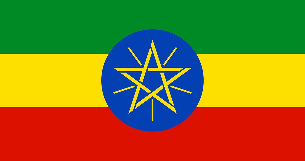 Flag of Ethiopia, national symbol image