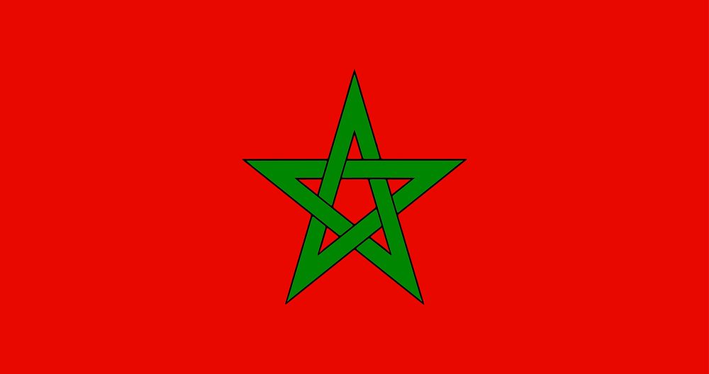 Flag of Morocco, national symbol image