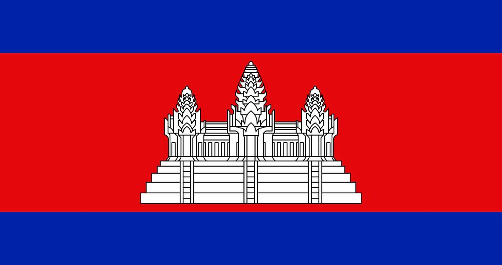 Flag of Cambodia, national symbol image