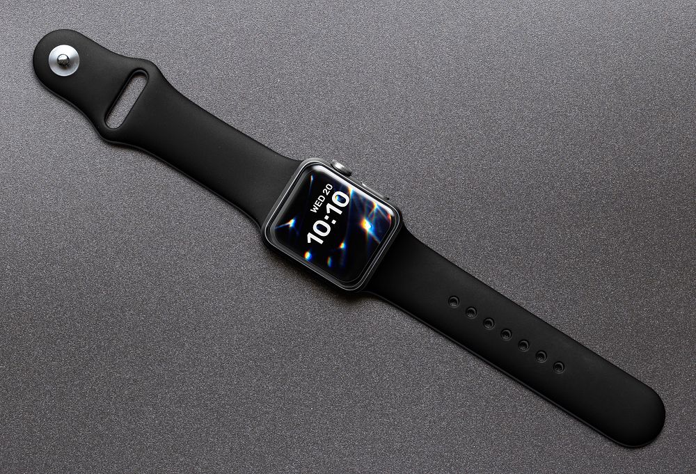 Smartwatch screen mockup psd