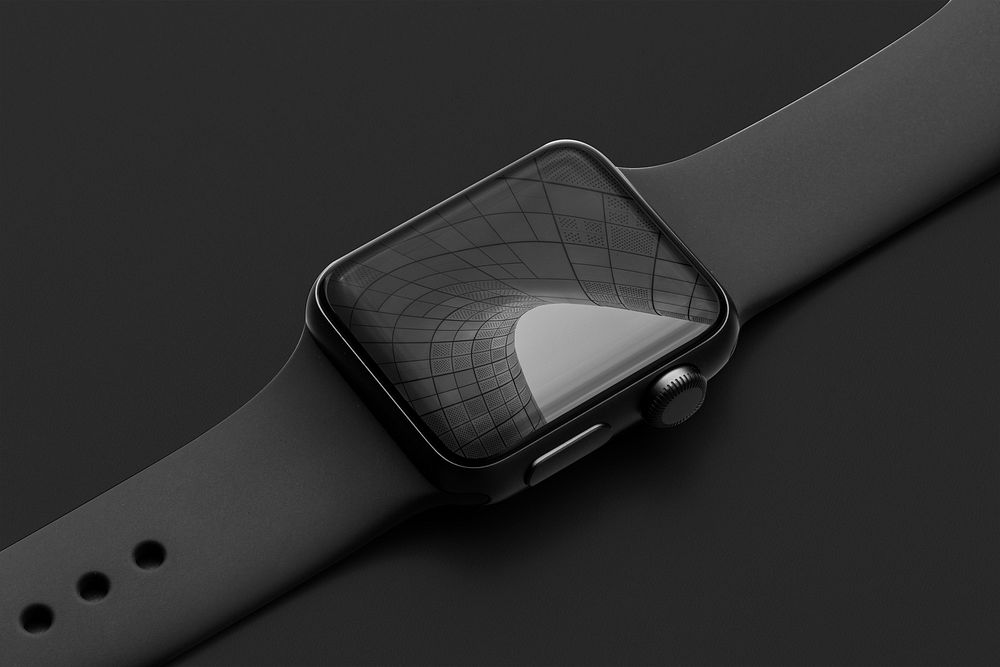 Black smartwatch design