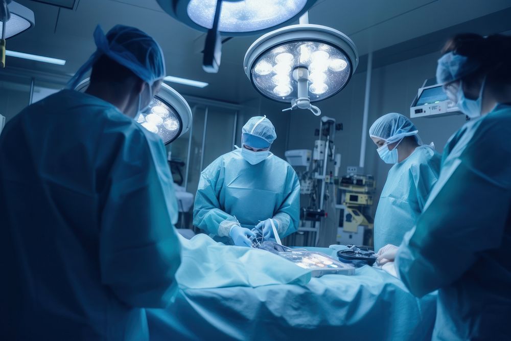 Doctors in operating room 