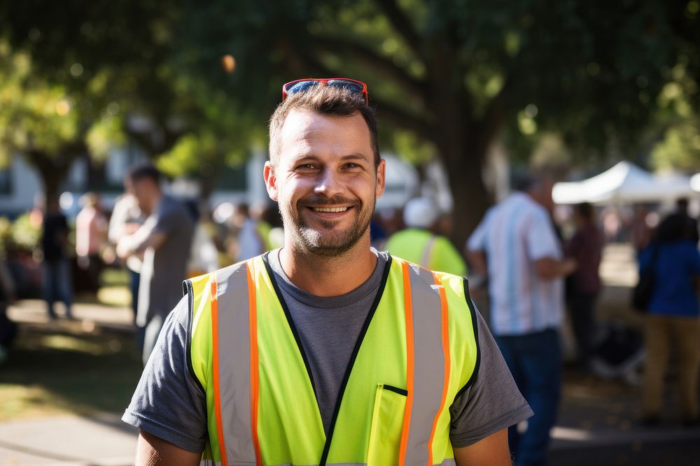 Portrait smile outdoors adult. AI generated Image by rawpixel.