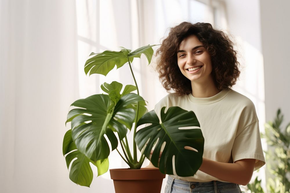 Plant lady AI generated image