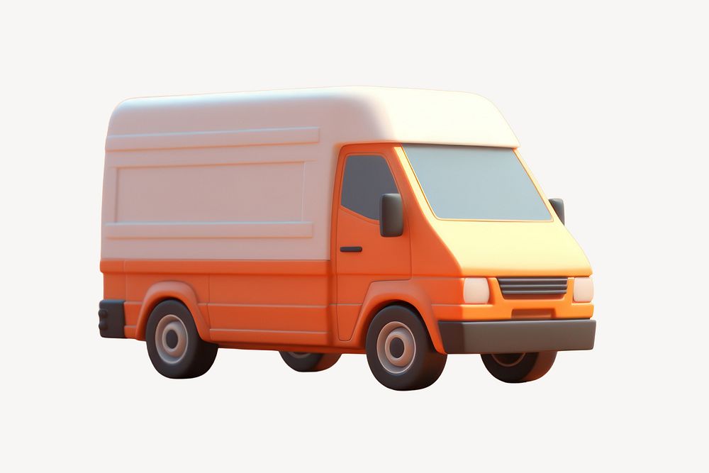 Vehicle truck van transportation. AI generated Image by rawpixel.