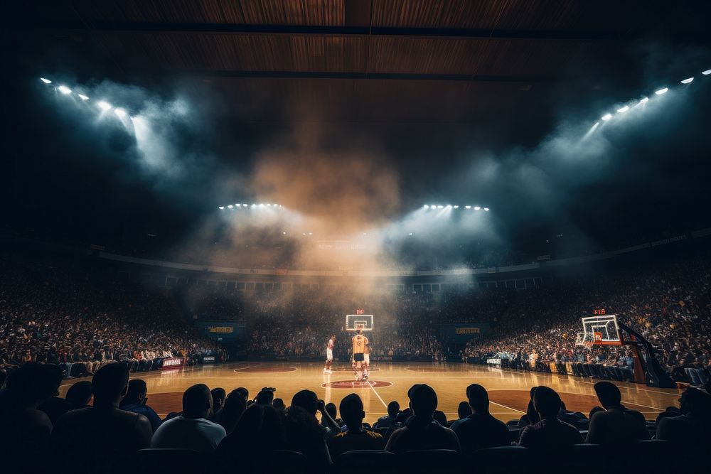 Basketball game AI generated image