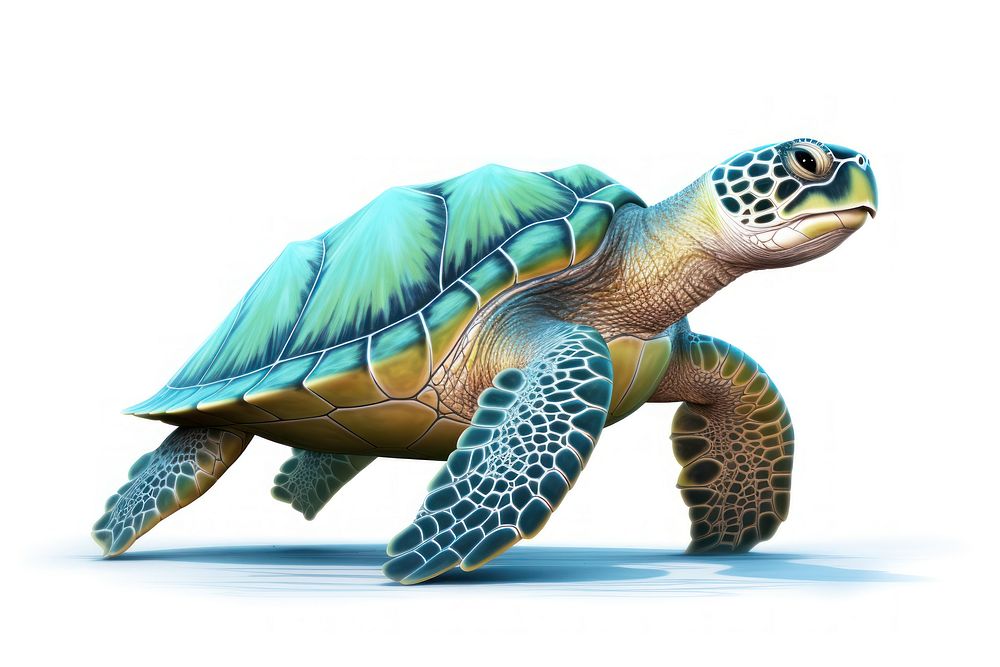 Reptile animal wildlife tortoise. AI generated Image by rawpixel.
