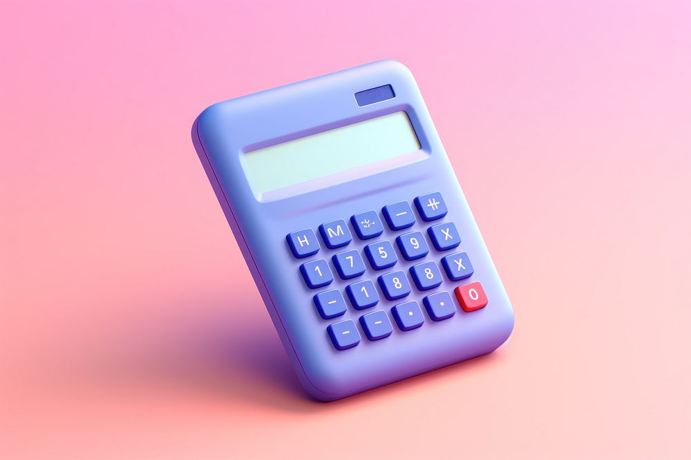 Calculator mathematics electronics investment. AI generated Image by rawpixel.