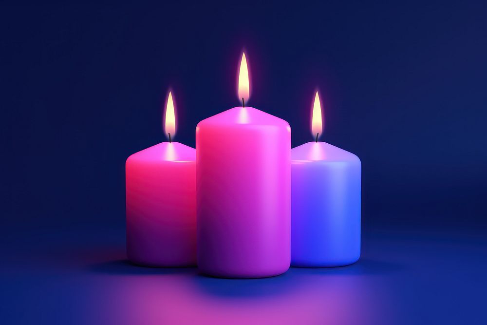 Candle spirituality illuminated celebration. AI generated Image by rawpixel.