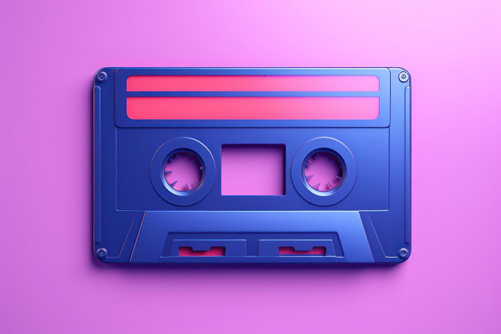 Technology equipment cassette circle. AI generated Image by rawpixel.