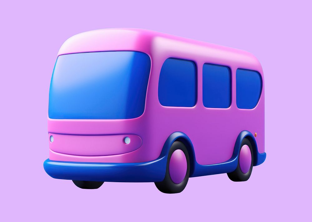 Vehicle minibus car van. AI generated Image by rawpixel.