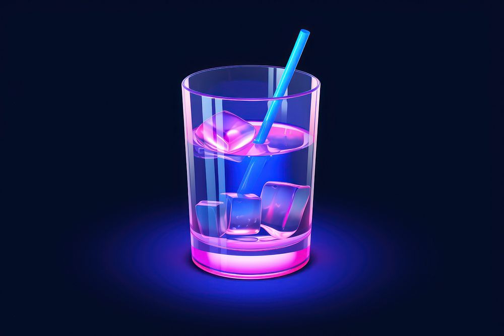 Glass drink transparent refreshment. AI generated Image by rawpixel.