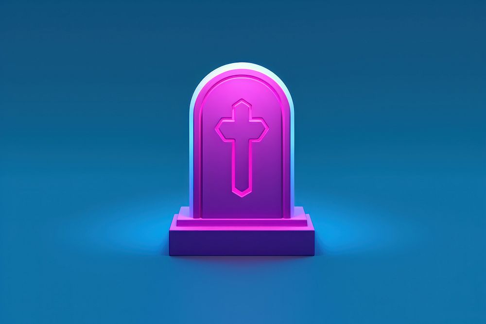 Spirituality tombstone darkness cemetery. AI generated Image by rawpixel.