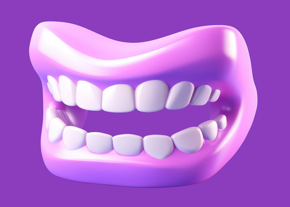 Teeth happiness dentistry cheerful. AI generated Image by rawpixel.