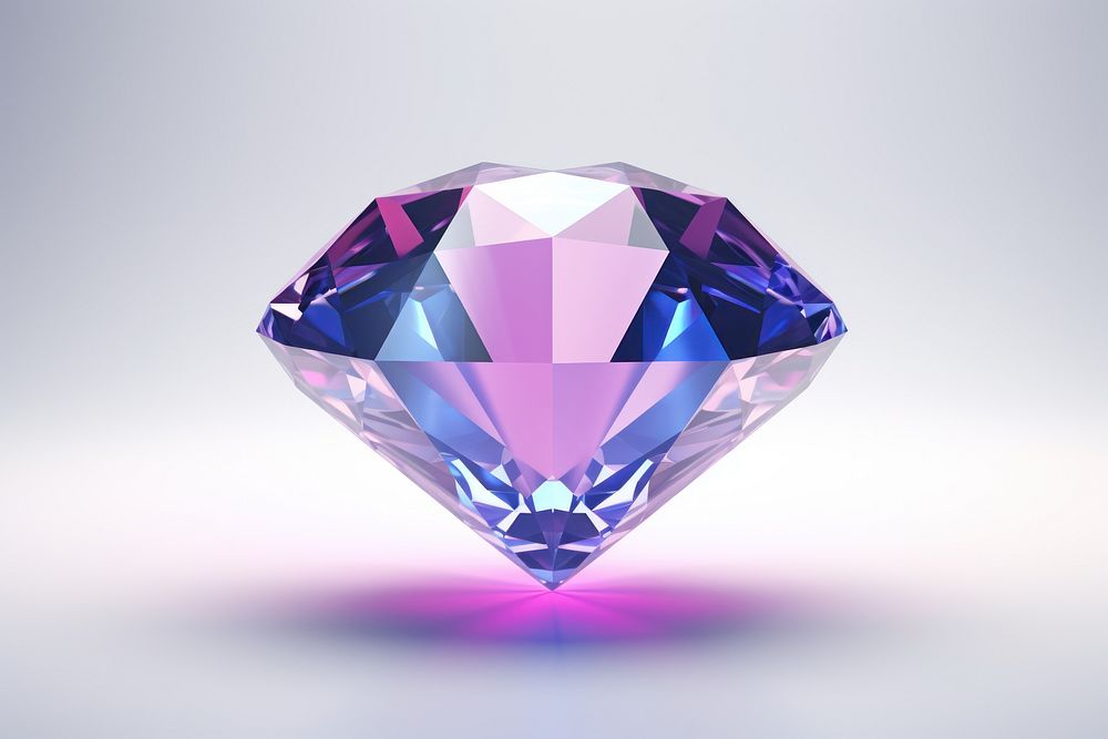 Gemstone amethyst crystal jewelry. AI generated Image by rawpixel.