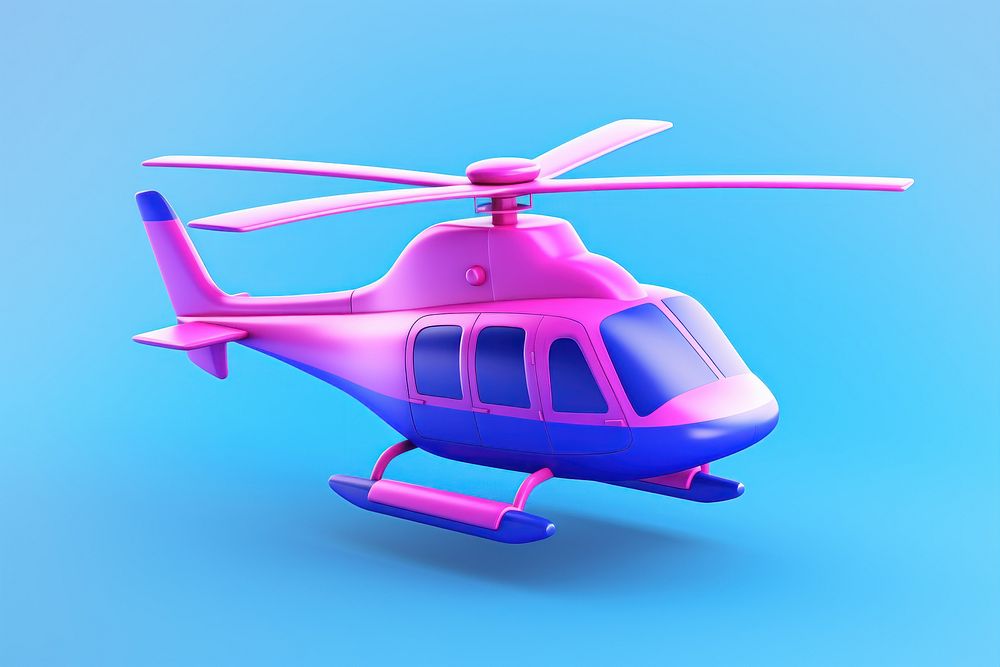 Helicopter aircraft airplane vehicle. AI generated Image by rawpixel.