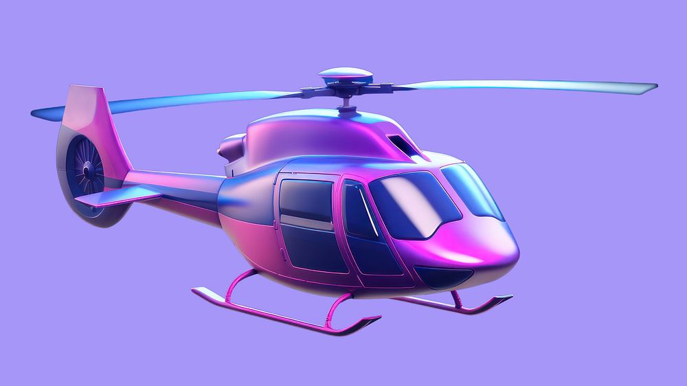 Helicopter aircraft vehicle transportation. AI generated Image by rawpixel.