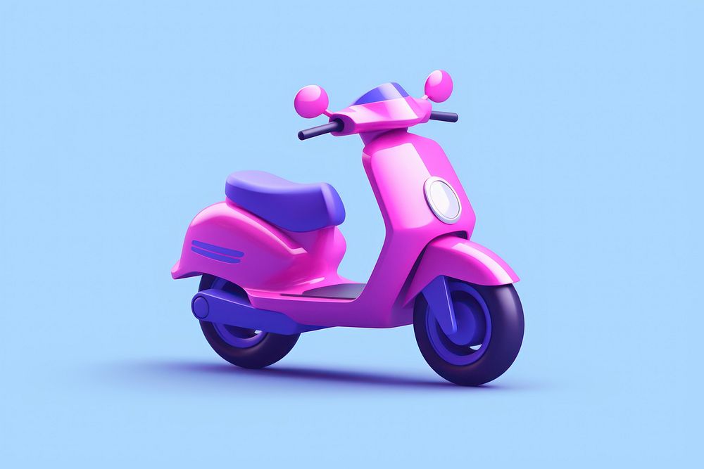 Motorcycle scooter vehicle wheel. AI generated Image by rawpixel.