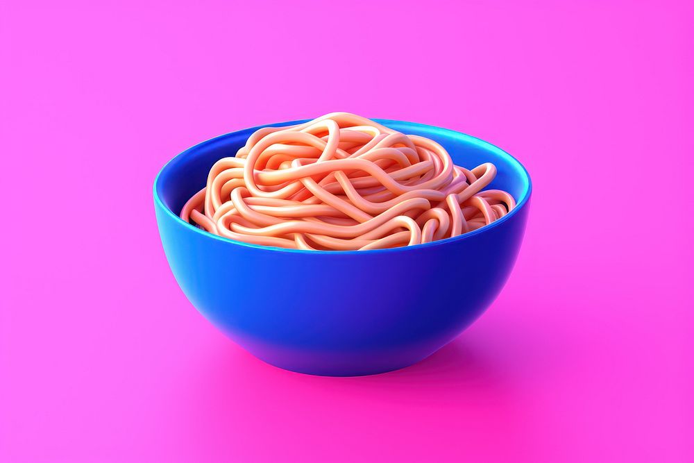 Spaghetti noodle pasta food. AI generated Image by rawpixel.