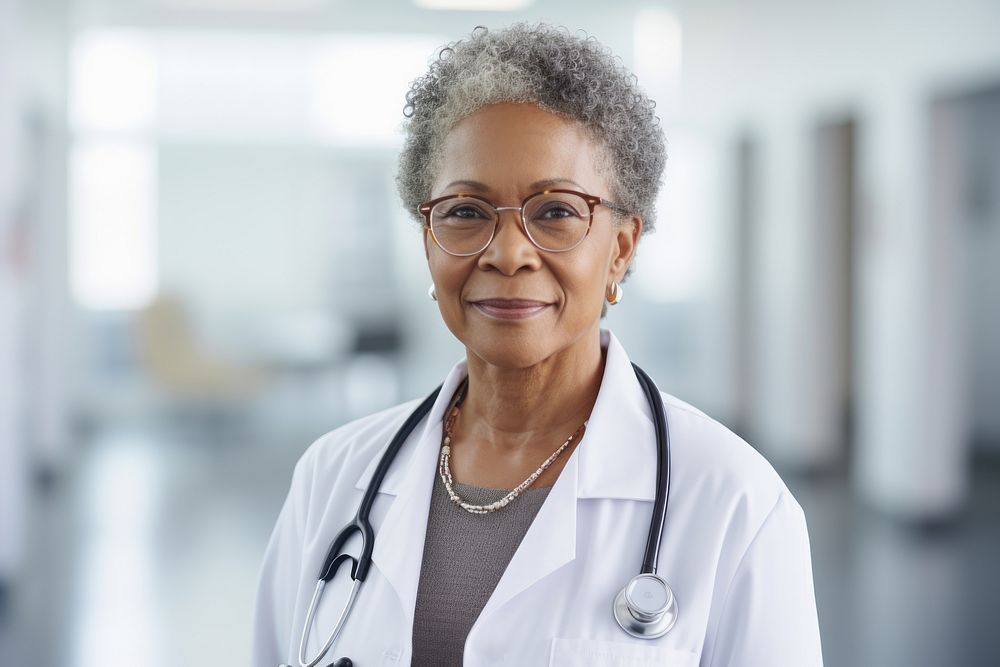 Senior African American female doctor | Premium Photo - rawpixel