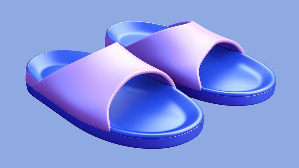 Footwear shoe flip-flops clothing. AI generated Image by rawpixel.