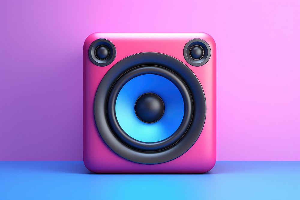 Electronics loudspeaker technology multimedia. AI generated Image by rawpixel.