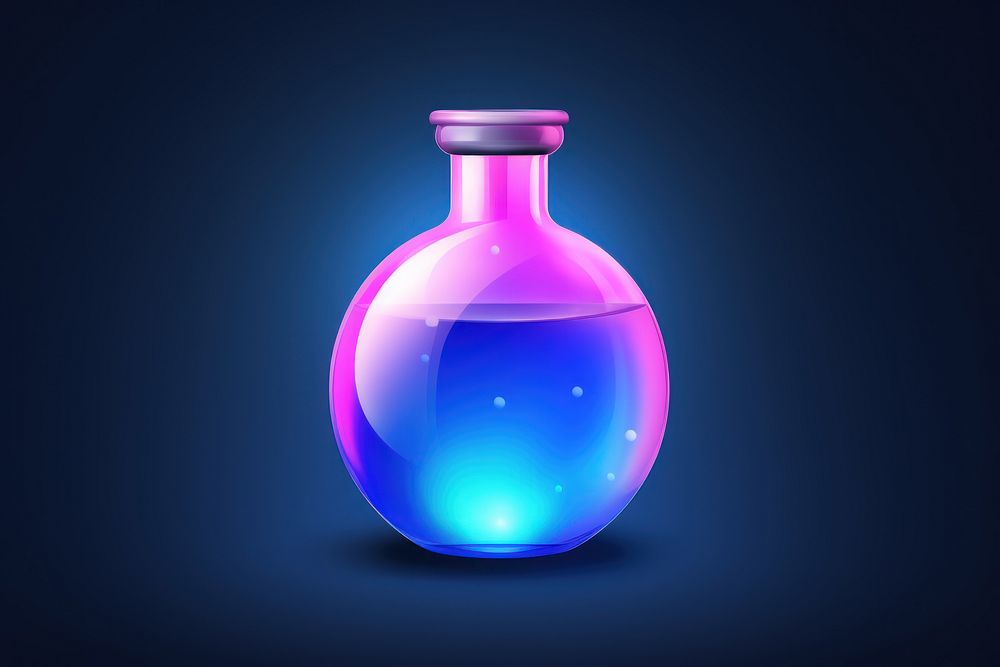 Sphere bottle glass vase. AI generated Image by rawpixel.
