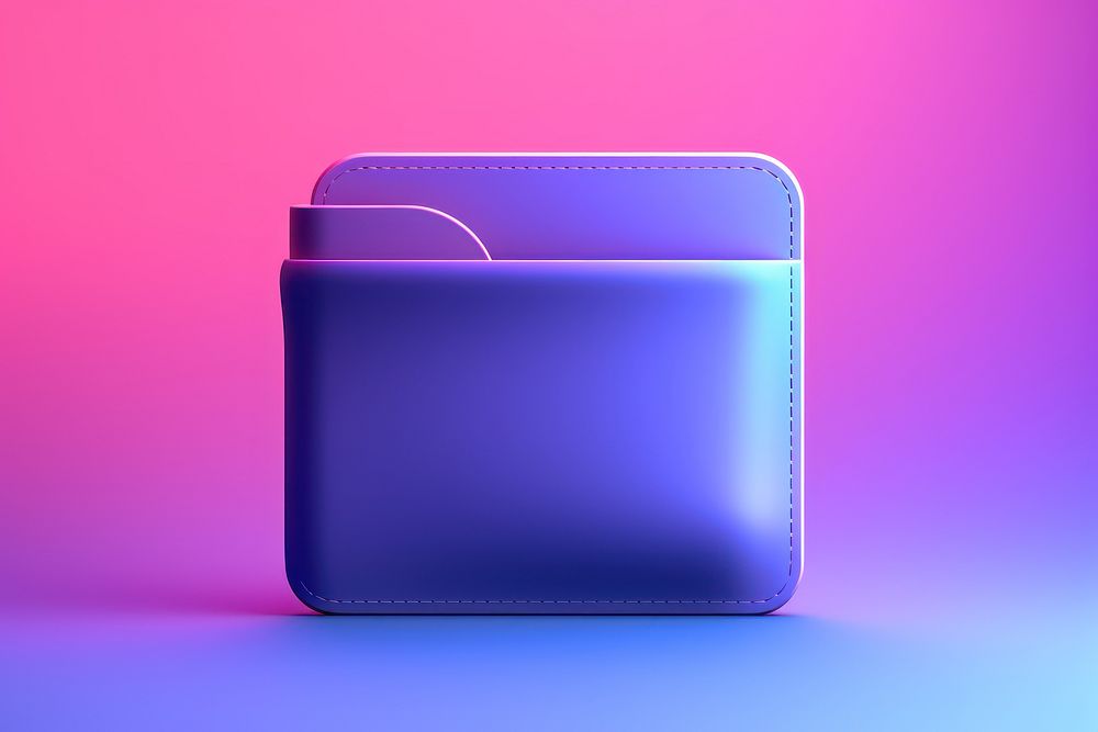 Technology accessory leather purple. AI generated Image by rawpixel.