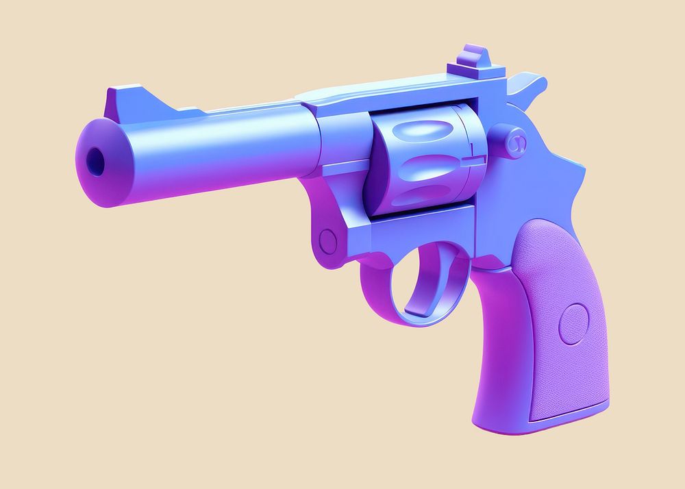 Handgun weapon aggression appliance. AI generated Image by rawpixel.