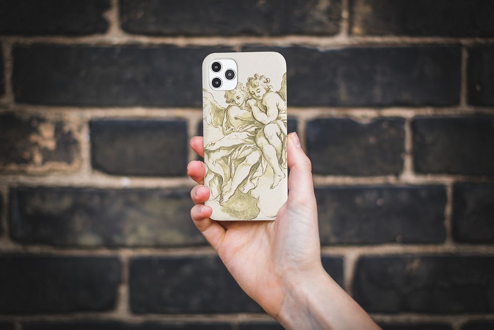 Vintage cherubs phone case