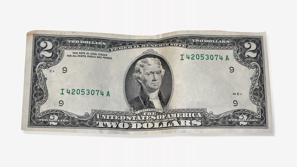 U.S. dollar, money isolated design