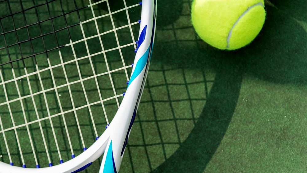 Tennis court desktop wallpaper