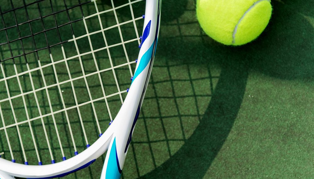 Tennis court background design